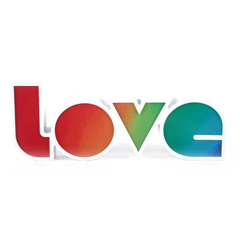 Creative PS LOVE Letters Wedding Valentines LED Table Lamp