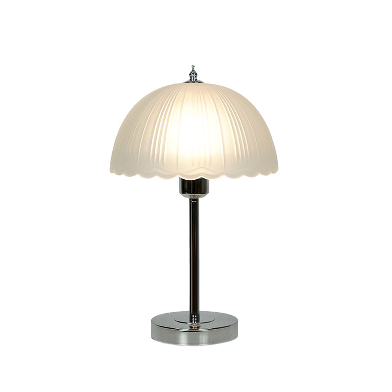 Nordic Iron Glass Dome Petal 1-Light Table Lamp