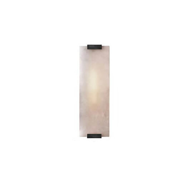 Nordic Light Luxury Copper Marble Strip Design Wall Sconce