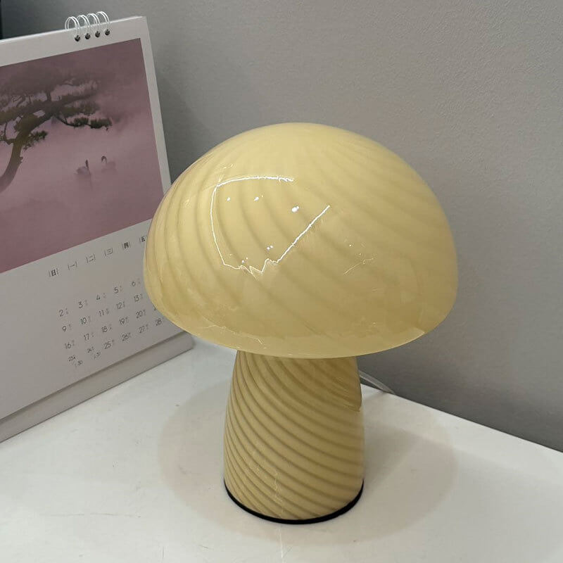 Modern Minimalist Mushroom Glass Table Lamp Table Lamp