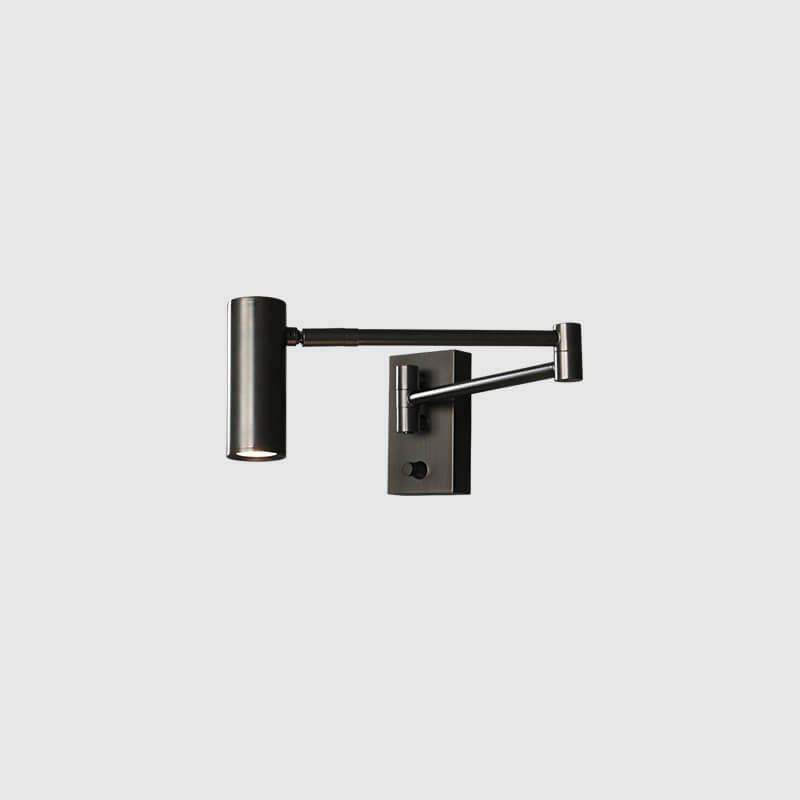 Nordic Luxury Copper Rotatable LED Reading Wall Sconce