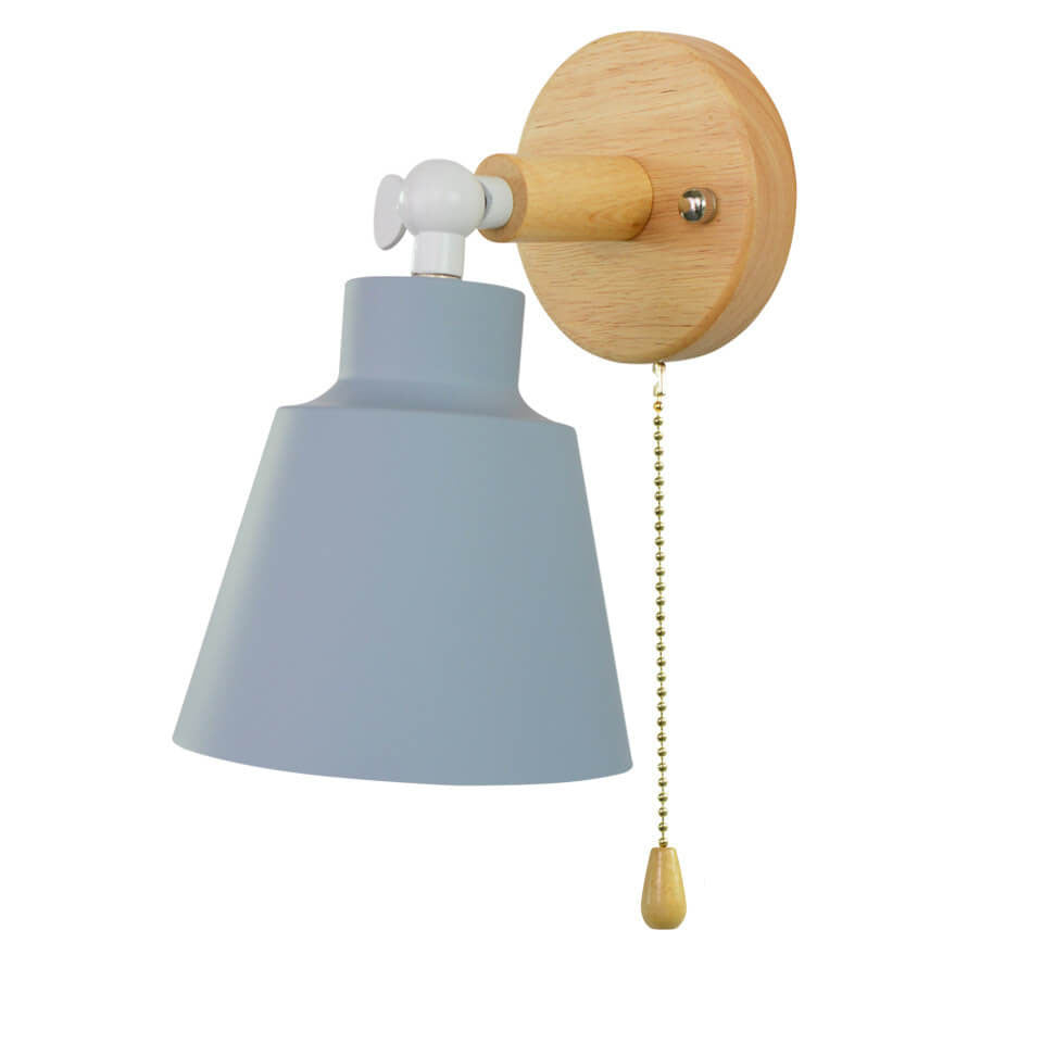 Nordic Minimalist Macaron Solid Color Rotatable Wall Sconce