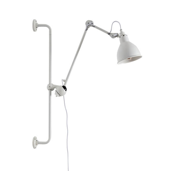 Industrial Vintage Iron Long Pole Swing Arm Wall Sconce