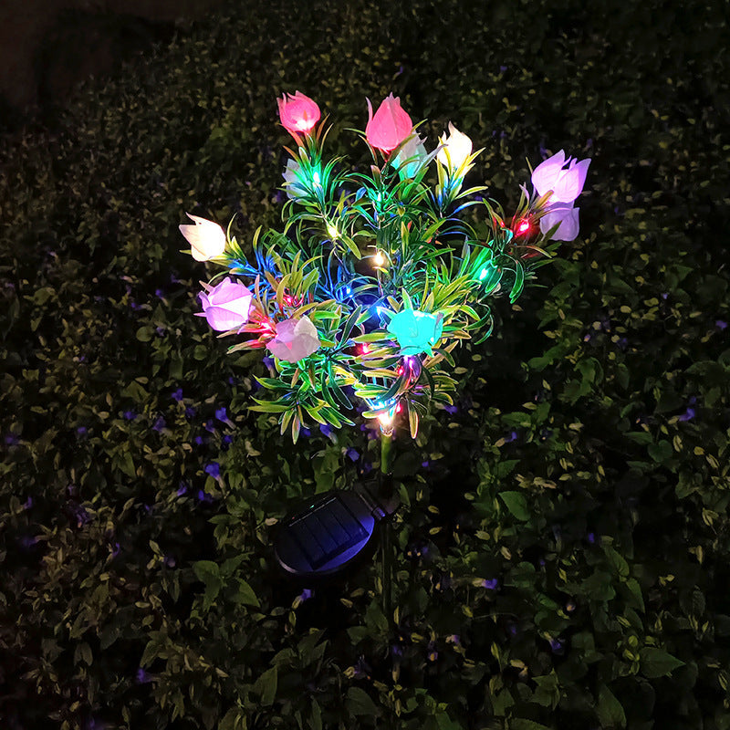 Contemporary White Outdoor Stake Light