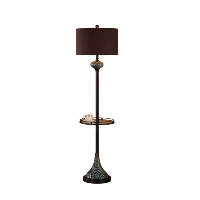 European Brown Floor Lamp