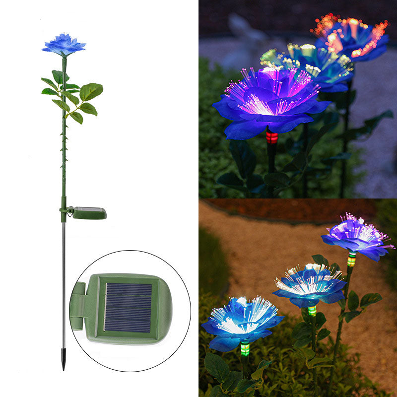 Modern Red Outdoor Stake Light