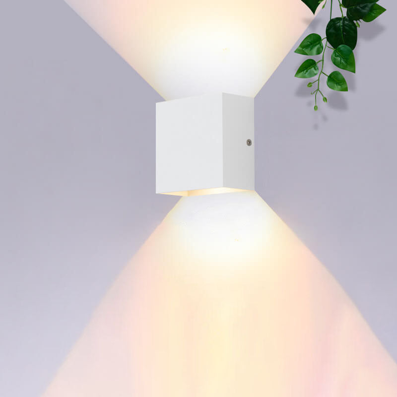 Modern Minimalist Square Aluminum LED Wall Sconce