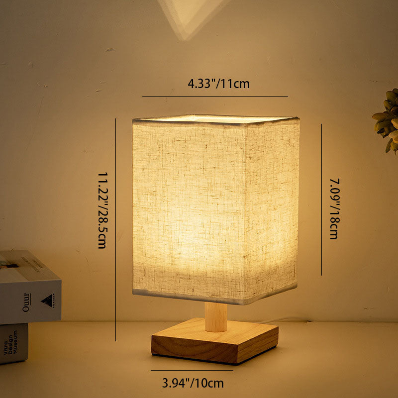 Creative Fabric Square USB LED Table Lamp