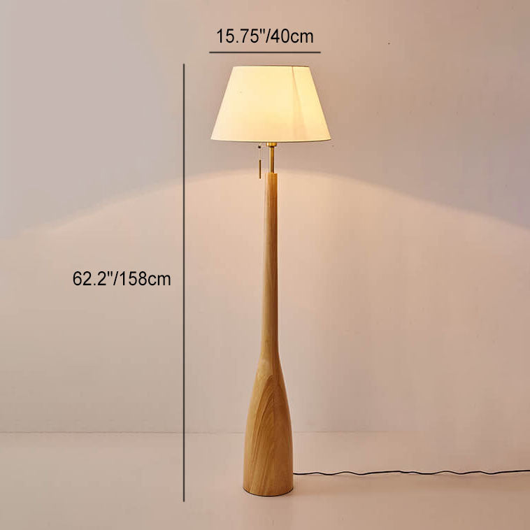Modern Minimalist Natural Wood Floor Lamp