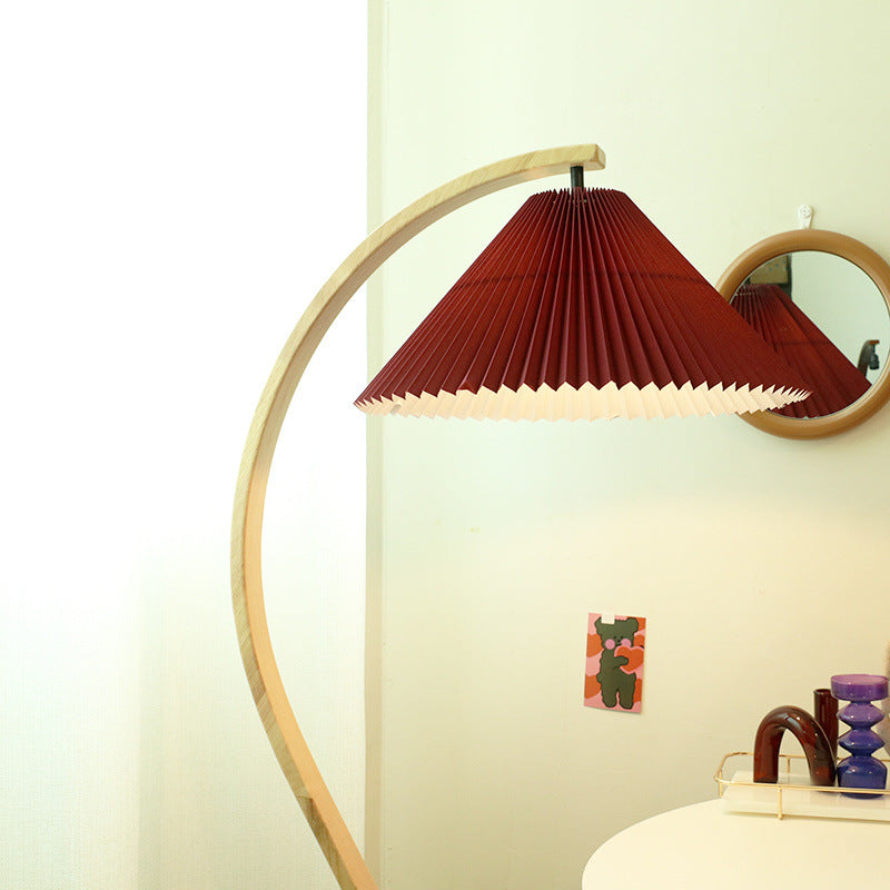 Japanese Multicolor Arc Floor Lamp
