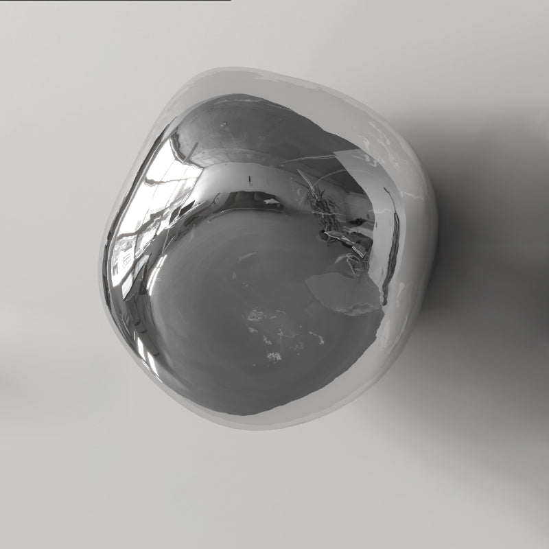 Modern Minimalist Irregular Spherical Glass Wall Sconce