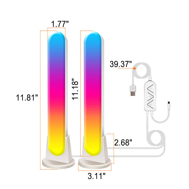 Modern Black White Floor Lamp