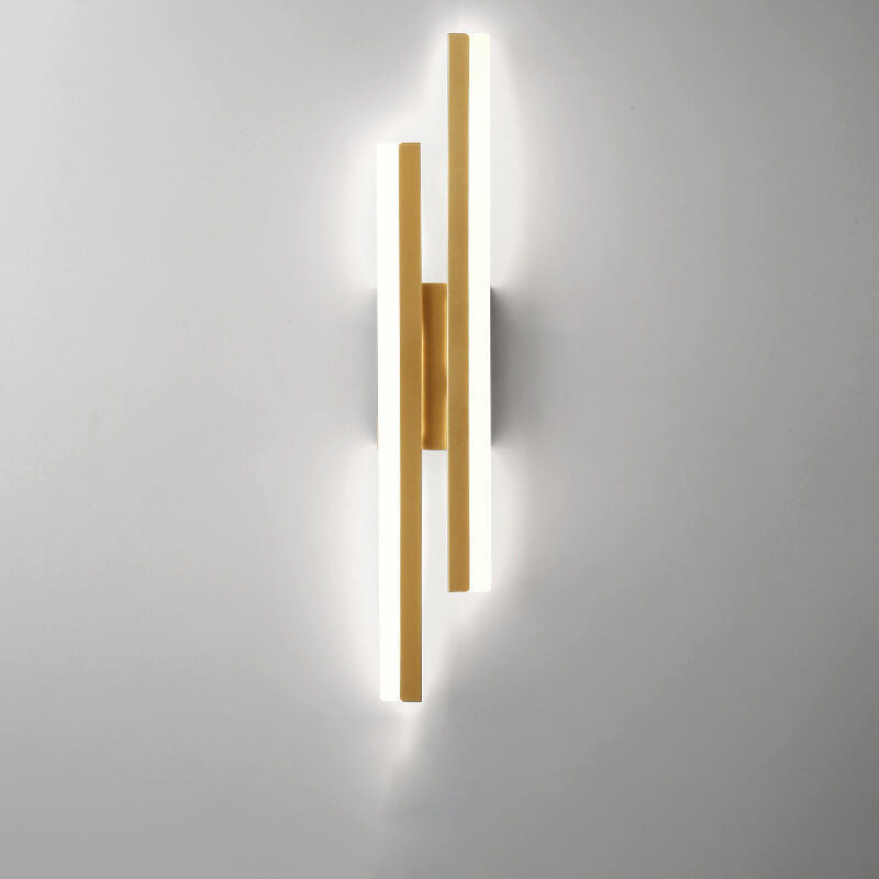 Modern Minimalist Lines Iron Acrylic LED Wall Sconce