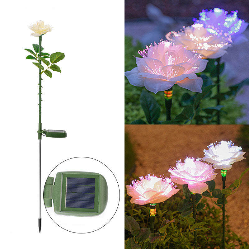 Modern Red Outdoor Stake Light