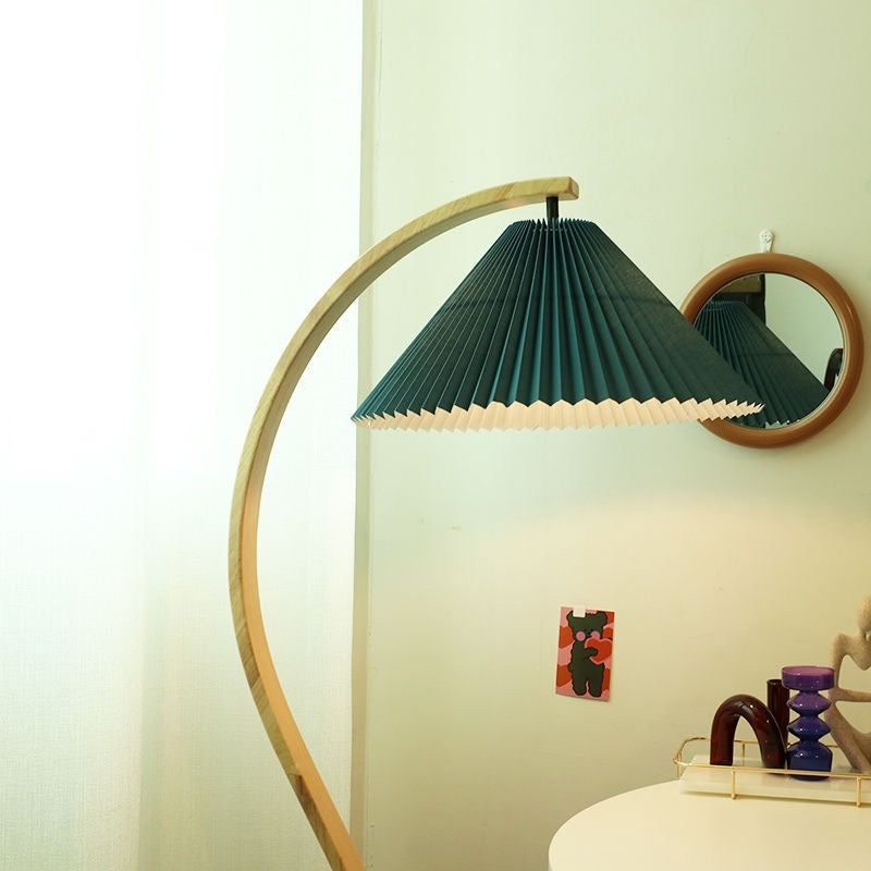 Japanese Multicolor Arc Floor Lamp