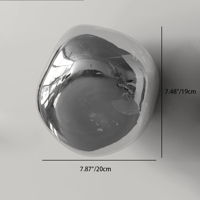 Modern Minimalist Irregular Spherical Glass Wall Sconce