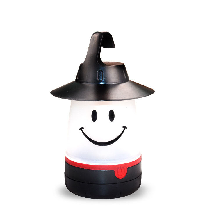 Creative Smiley Lantern Outdoor Camping LED Table Lamp
