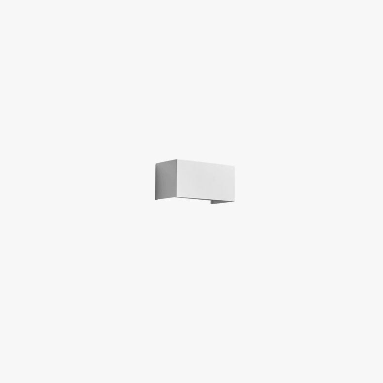 Nordic Minimalist Aluminum Square Flat Wall Sconce