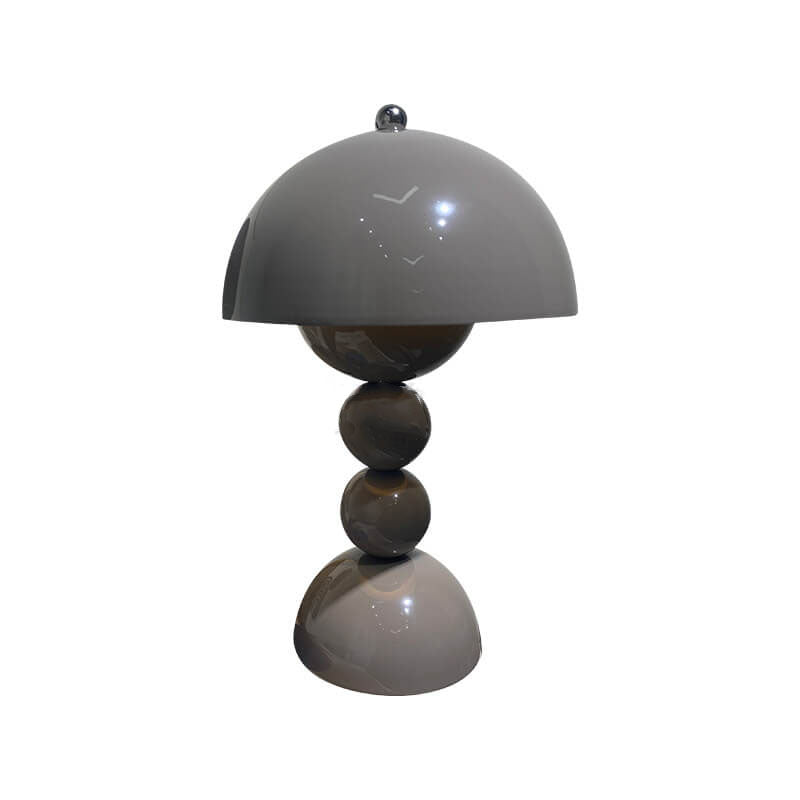 Nordic Metal Mushroom Round Pod 1-Light Table Lamp