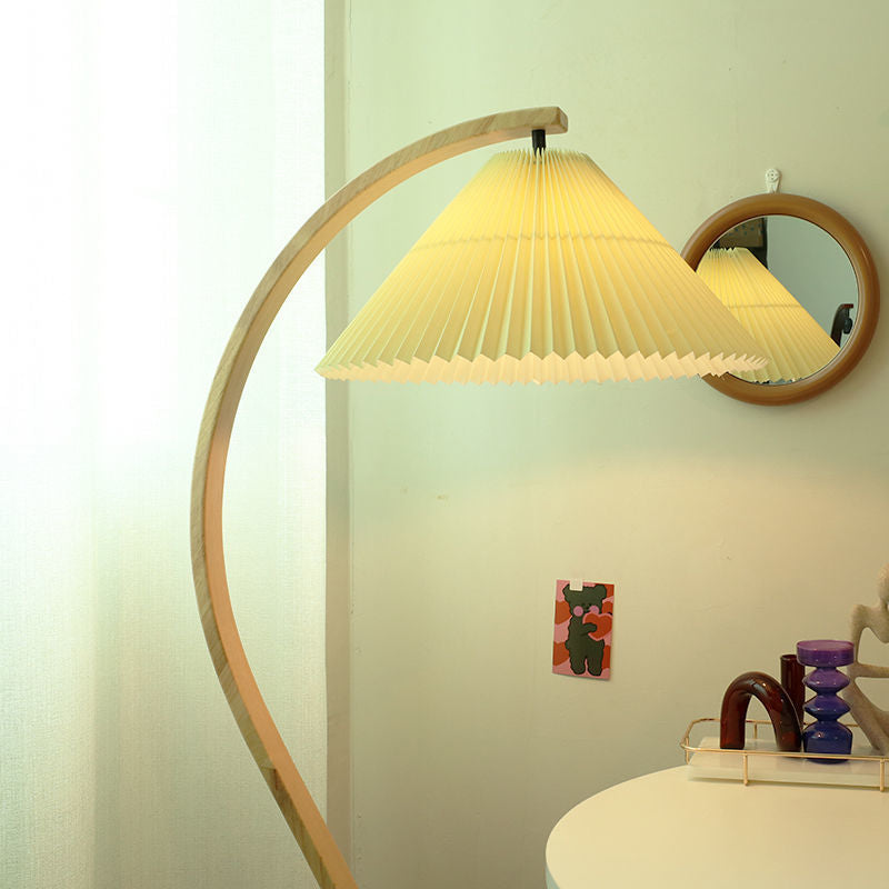 Japanese Multicolor Arc Floor Lamp