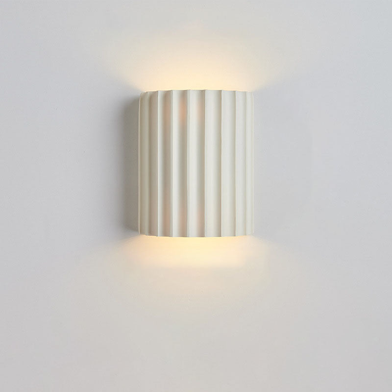 Contemporary Nordic Resin Tiles 2-Light Wall Sconce