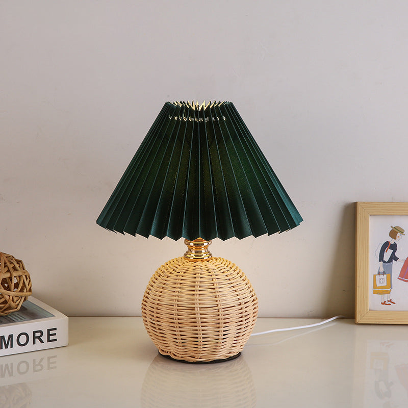 Nordic Contemporary LED Table Lamp with Pleated Table Lamp
