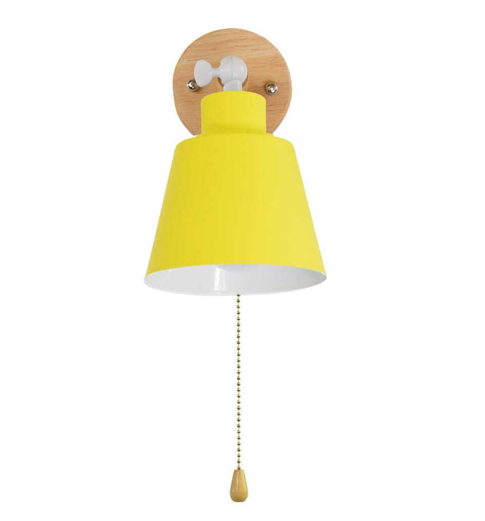 Nordic Minimalist Macaron Solid Color Rotatable Wall Sconce