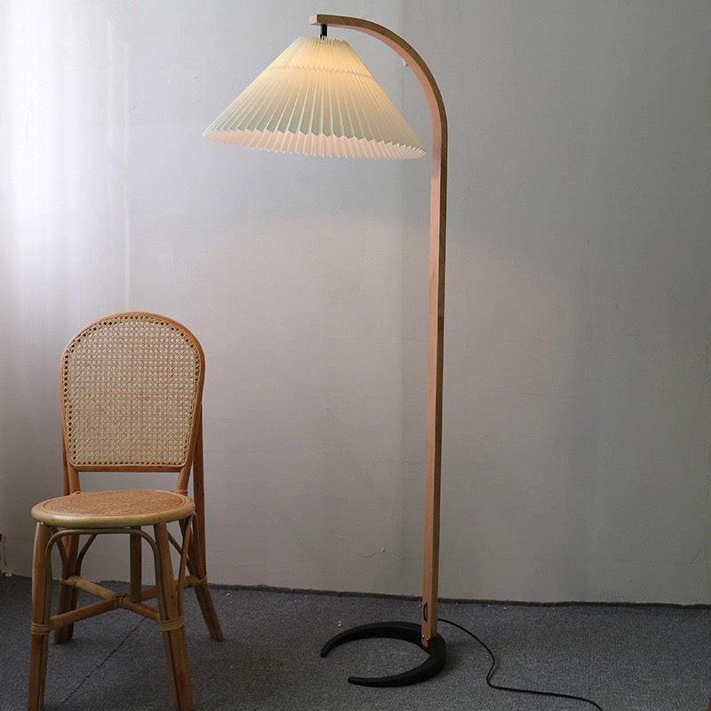 Japanese Multicolor Arc Floor Lamp