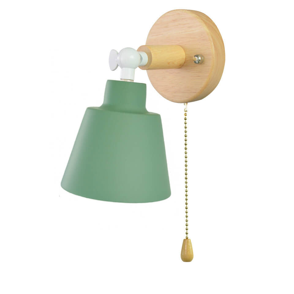 Nordic Minimalist Macaron Solid Color Rotatable Wall Sconce