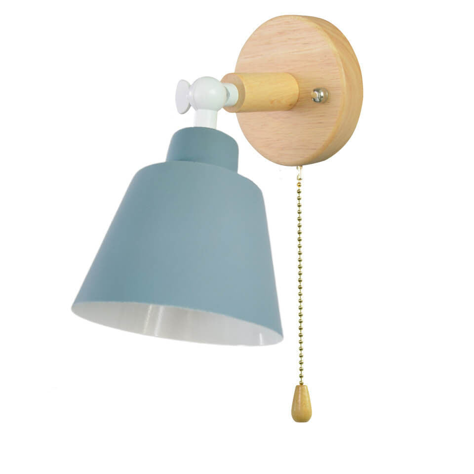 Nordic Minimalist Macaron Solid Color Rotatable Wall Sconce