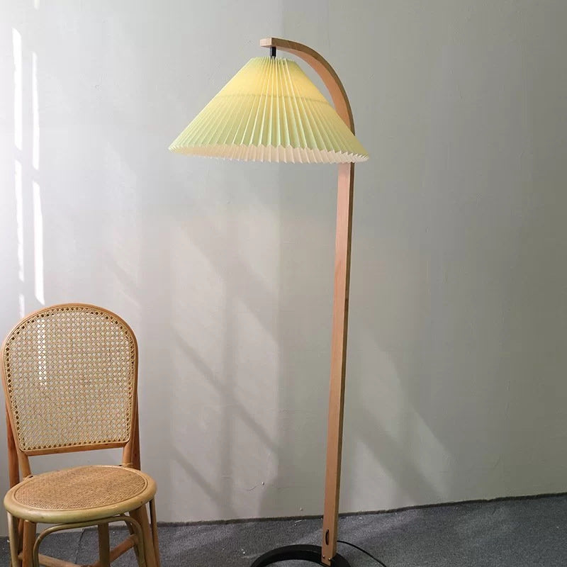 Japanese Multicolor Arc Floor Lamp