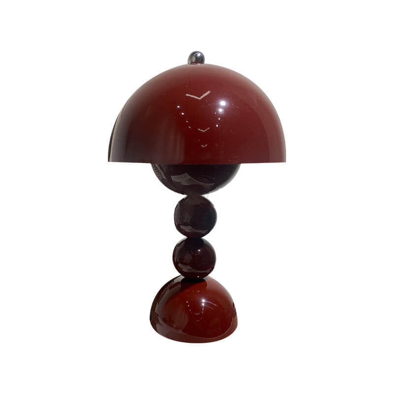 Nordic Metal Mushroom Round Pod 1-Light Table Lamp