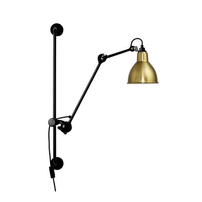 Industrial Vintage Iron Long Pole Swing Arm Wall Sconce