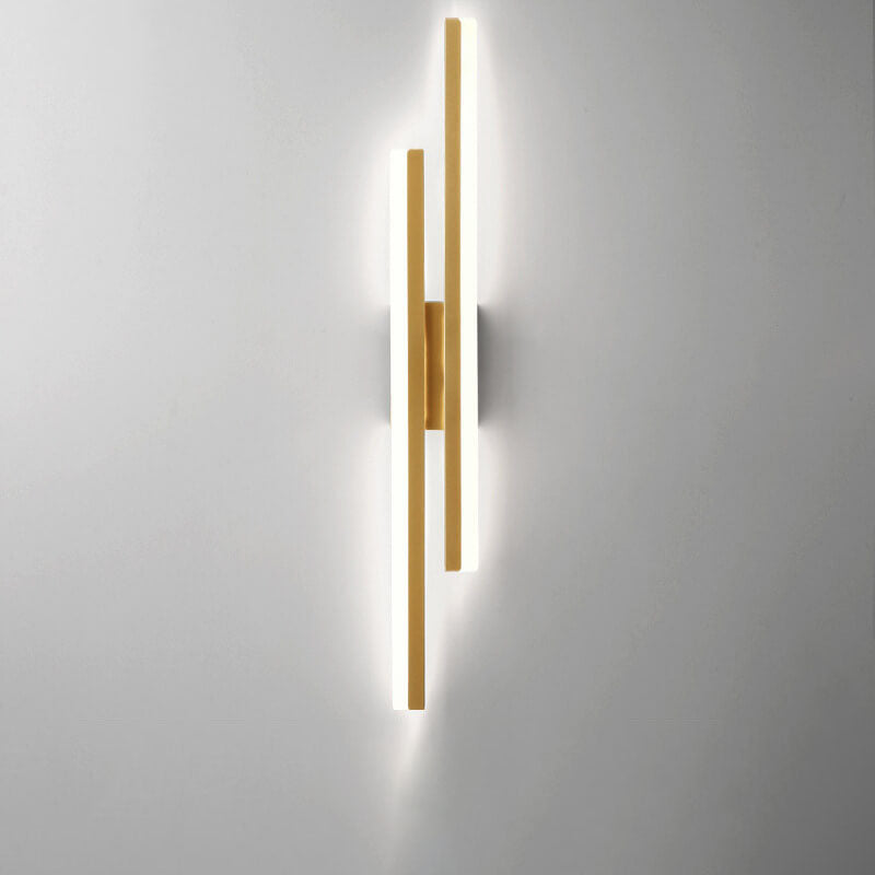 Modern Minimalist Lines Iron Acrylic LED Wall Sconce