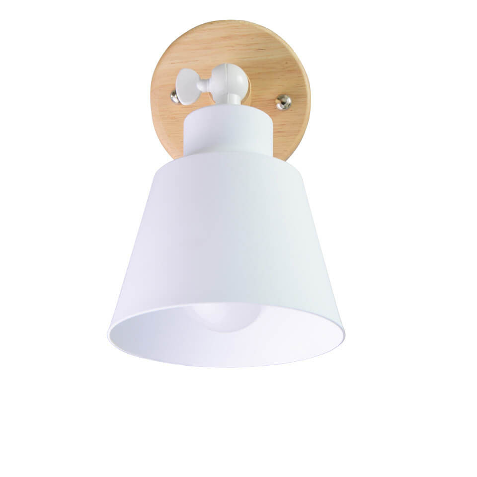 Nordic Minimalist Macaron Solid Color Rotatable Wall Sconce