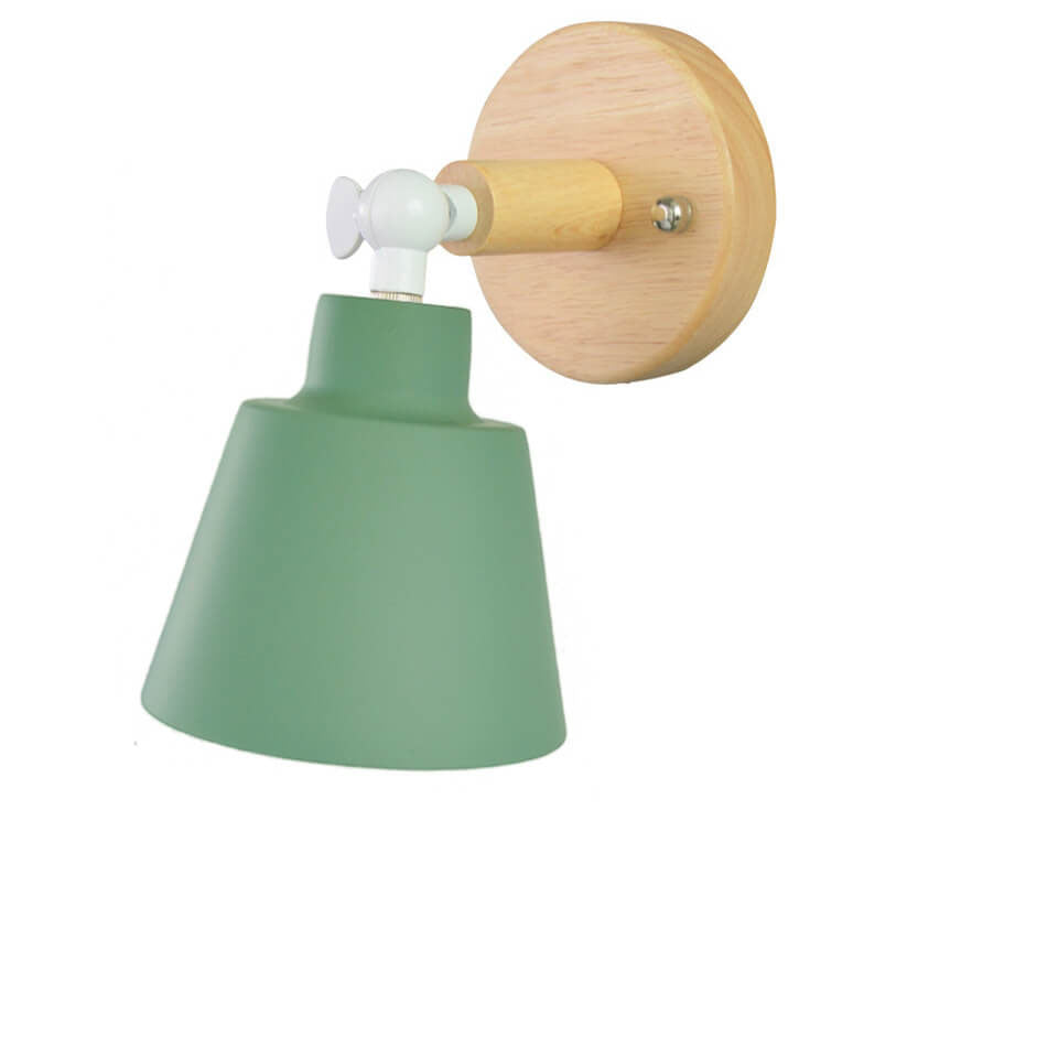 Nordic Minimalist Macaron Solid Color Rotatable Wall Sconce