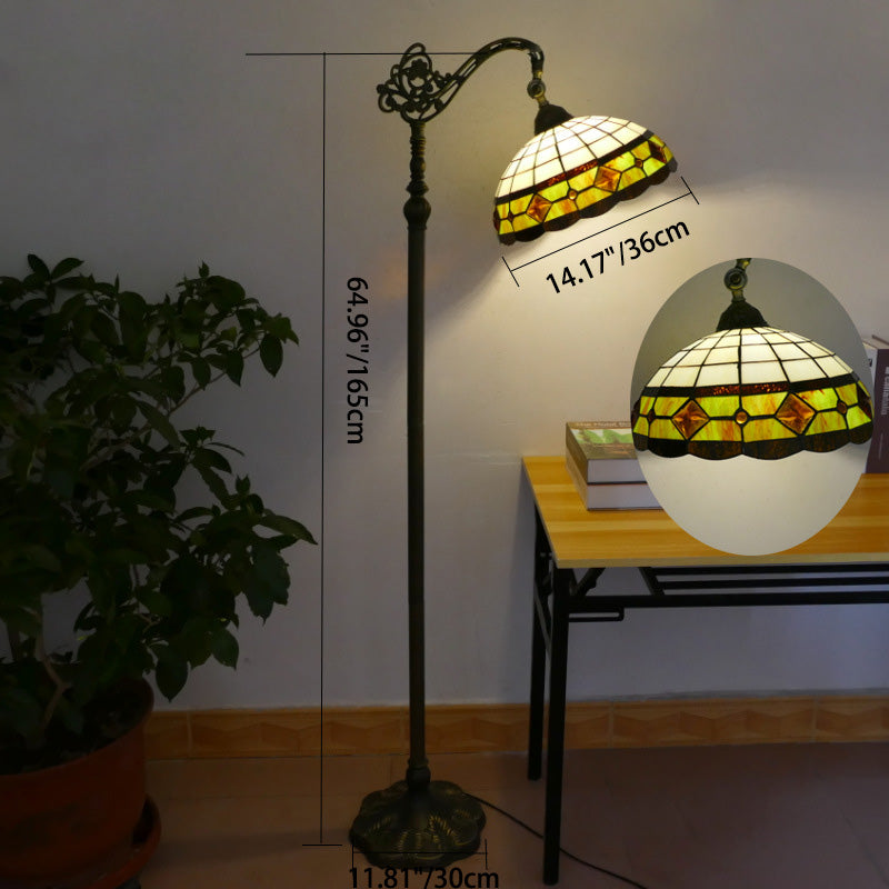 Tiffany Stained Glass Floor Lamp