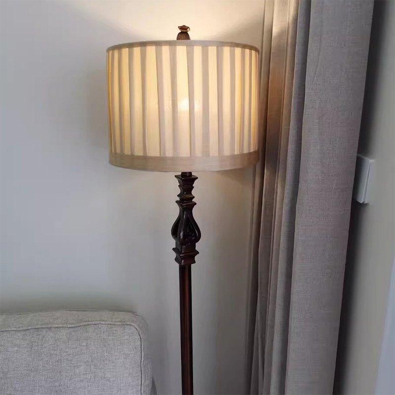 European Brown Floor Lamp