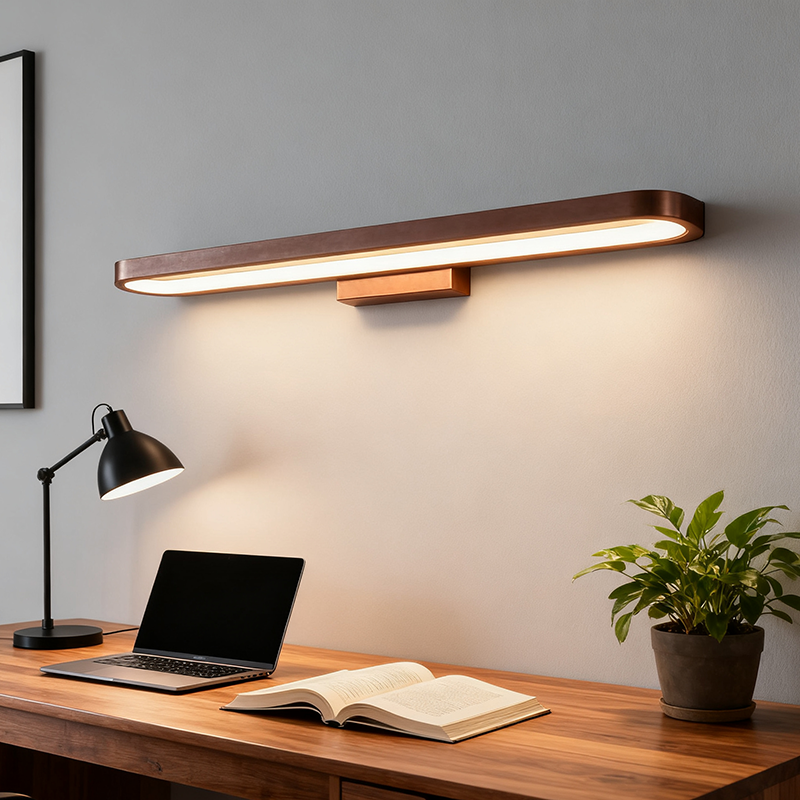 Modern Minimalist Circular Aluminum Vanity Wall Light