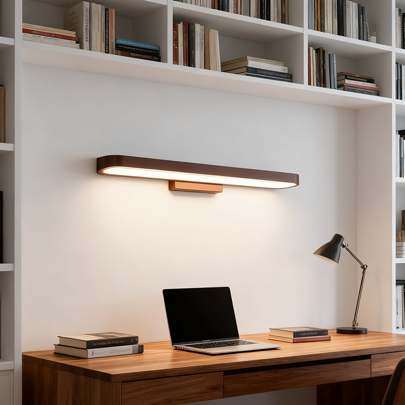 Modern Minimalist Circular Aluminum Vanity Wall Light