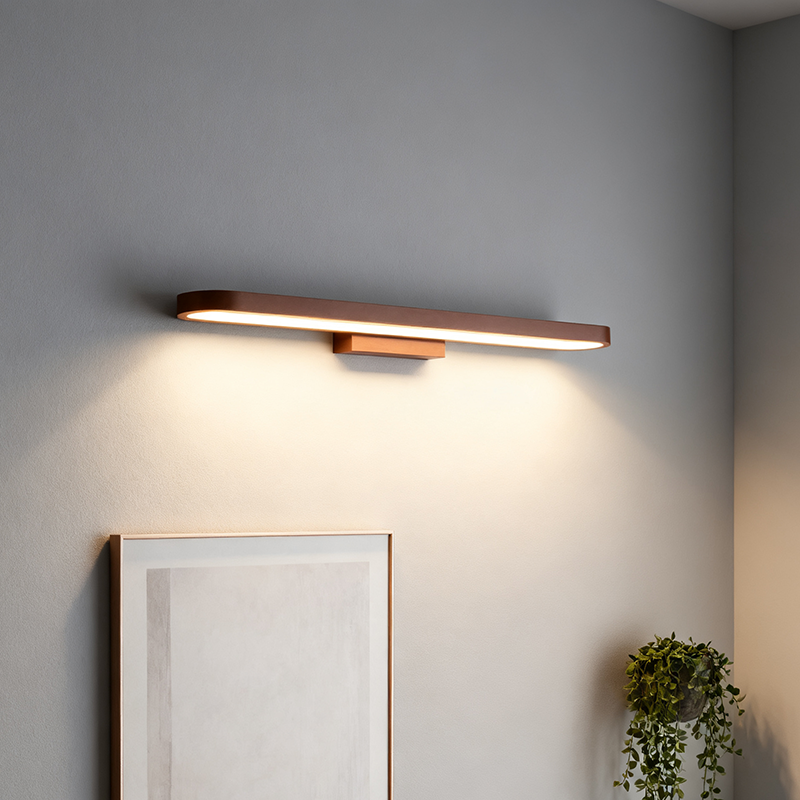 Modern Minimalist Circular Aluminum Vanity Wall Light
