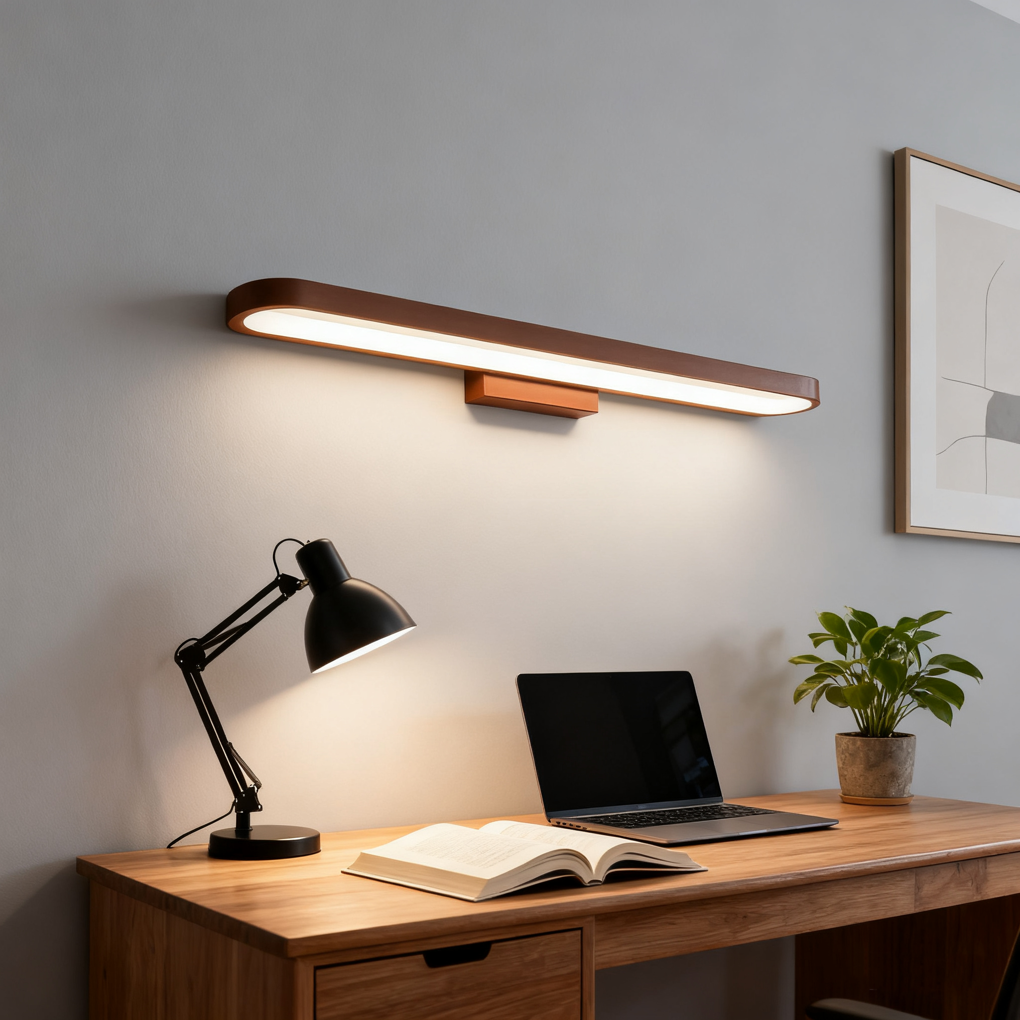 Modern Minimalist Circular Aluminum Vanity Wall Light