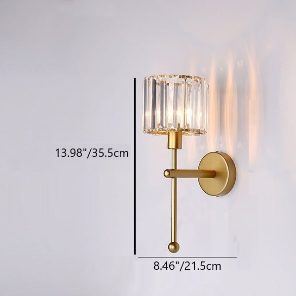 Traditional Vintage Iron Glass Round Bird Wall Sconce