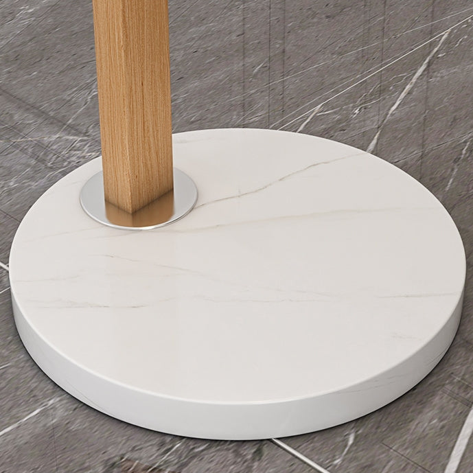 Modern Minimalist Log Wood Floor Lamp